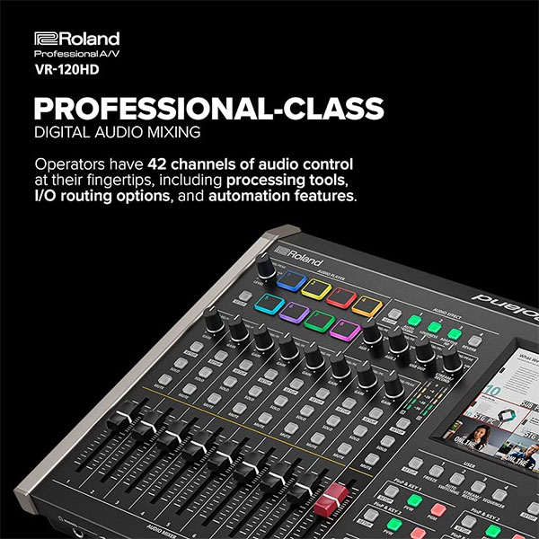 Roland Introduces VR-120HD Direct Streaming AV Mixer