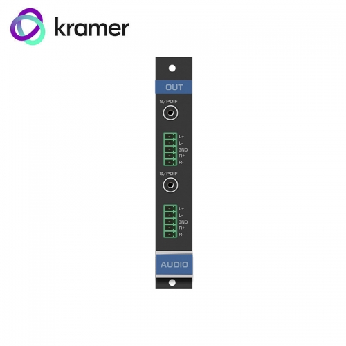 Kramer 2 Channel Analog / Digital Audio Output Card