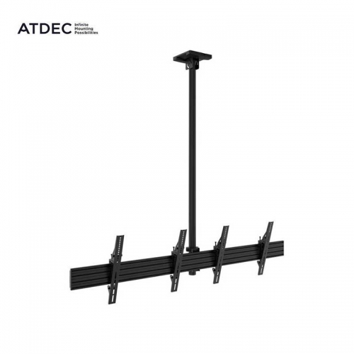 Atdec 2x1 Ceiling Mount Menu Board Display Kit with Tilt