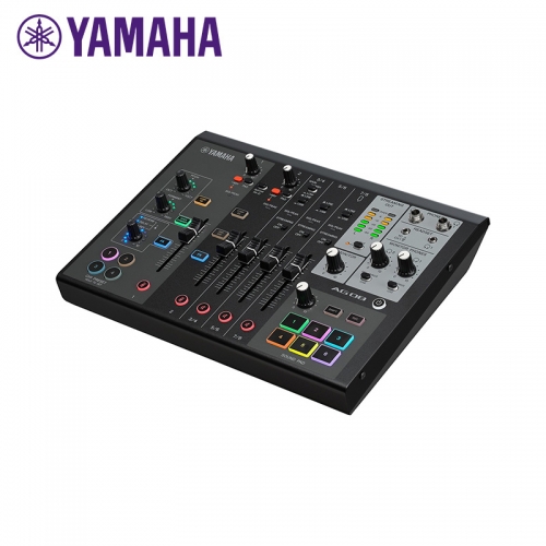 Yamaha 8 Channel Live Streaming USB Mixer - Black