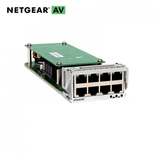 Netgear 8x 100M/1G/2.5G/5G/10GBASE-T PoE+ Port Card to suit M4300-96X
