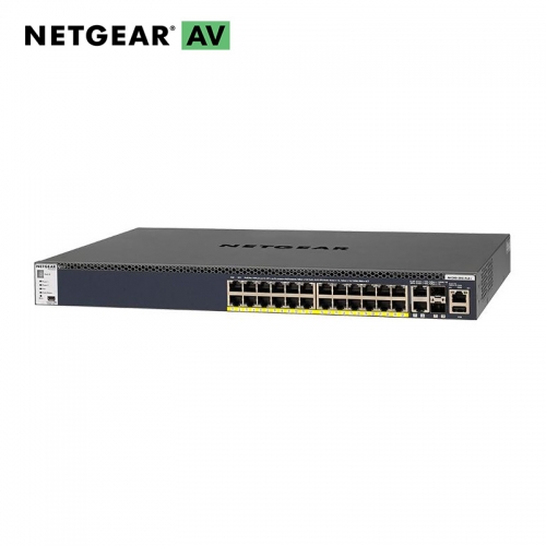 Netgear 24-Port PoE+ with 2 x 10GBASE-T & 2 x SFP+ Layer 3 Stackable Fully Manag