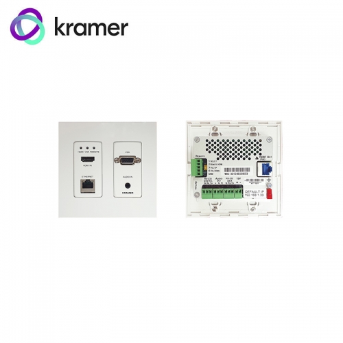 Kramer HDBaseT to HDMI / VGA Extender / Scaler Wallplate Kit