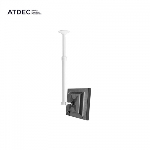 Atdec Short Drop Ceiling Display Mount - White