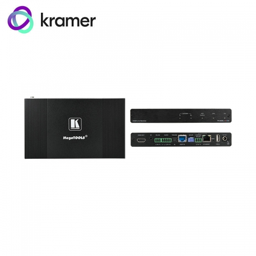 Kramer HDBaseT to HDMI Receiver, PoE / RS-232 / IR / ARC / Audio - Extended Reac