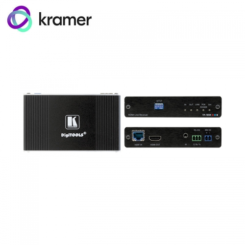 Kramer HDBaseT to HDMI Receiver, PoE / RS-232 / IR