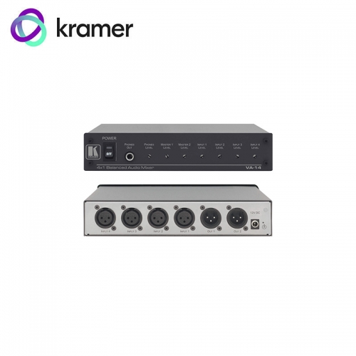 Kramer 4 Channel Balanced Audio Mixer