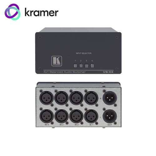 Kramer 4x1 Balanced Audio Switcher