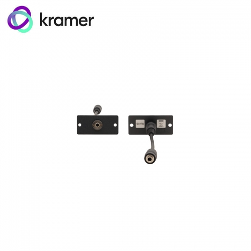 Kramer 3.5mm Audio Wall Plate Insert - Black