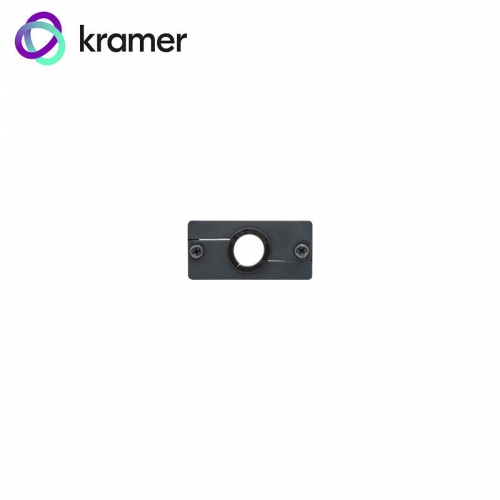 Kramer Cable Pass-through Wall Plate Insert - Black