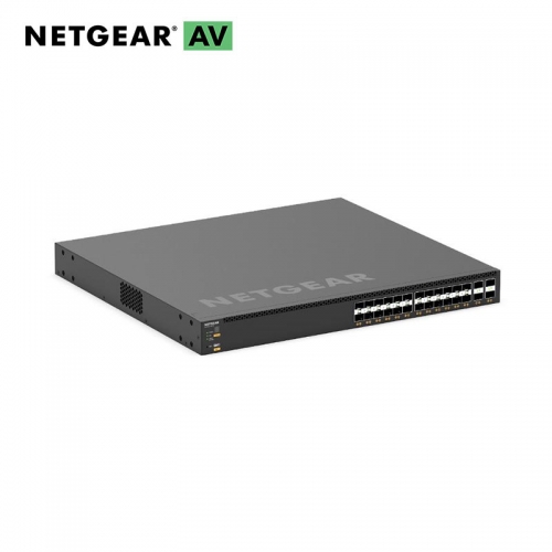 Netgear 28-Port with 24 x 10GBASE-X SFP+ & 4 x 25GBASE-X SFP28 Layer 3 Stackable